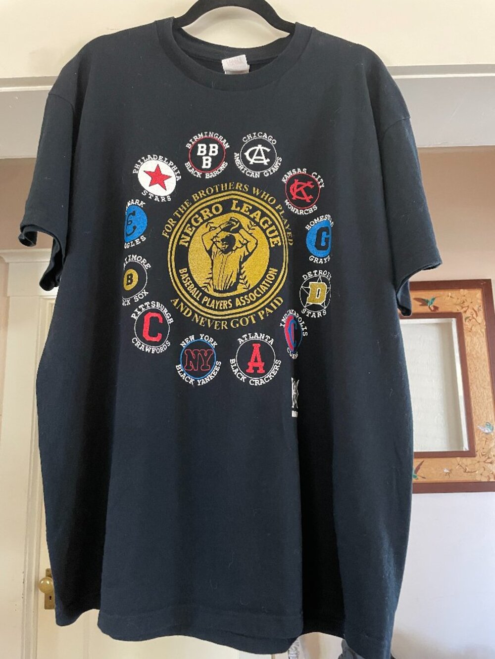 XL Negro League Baseball Players Assoc. x Bowood Enterprises Heavy Cotton Tee